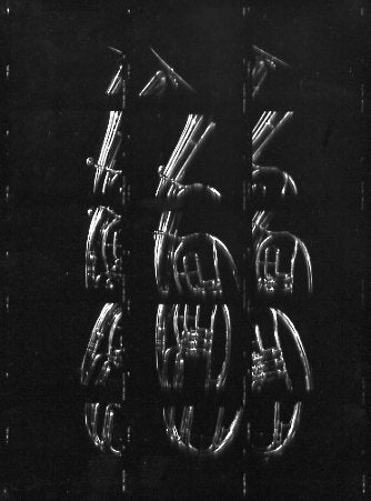 11#03 Tenorhorn, aus der Serie Instrumente, oder „Pablos Guitarre“, 1998