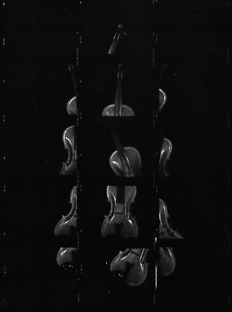 11#15 Geige, aus der Serie Instrumente, oder „Pablos Guitarre“, 1998
