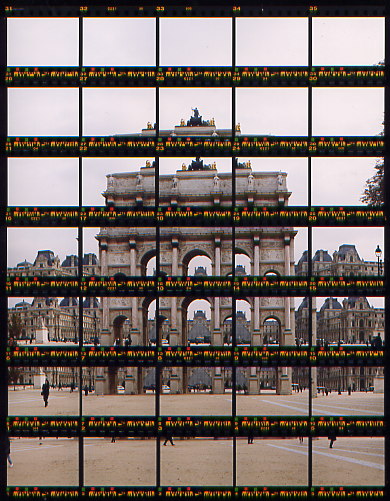 03#04 Paris, Arc de Triomphe et Palais du Louvre, 1997