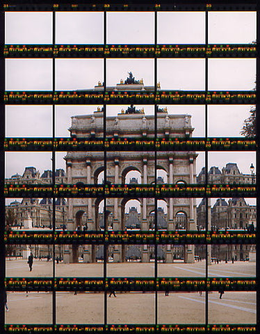 03#04 Paris, Arc de Triomphe et Palais du Louvre, 1997