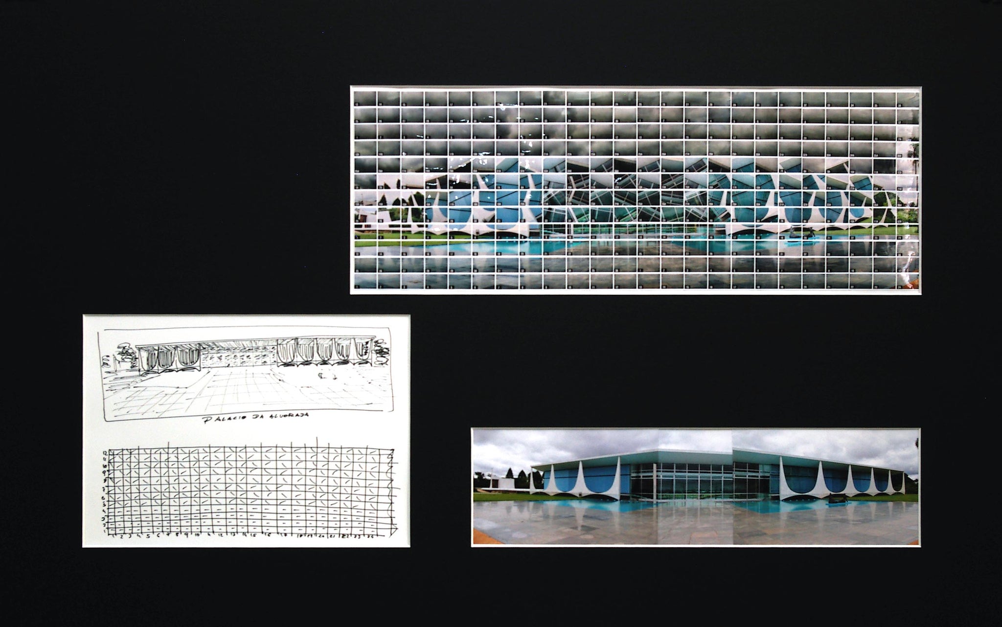 49#49sk Entwurf für: 49#49 Brasilia, Palacio da Alvorada, Front, 2009