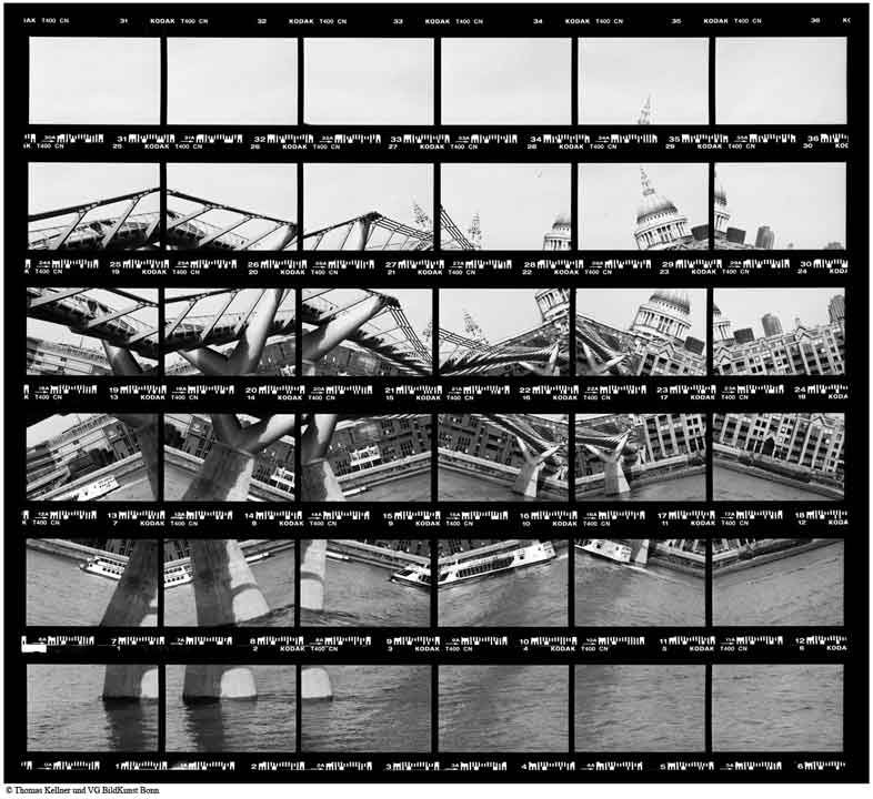 27#03 London, Millenium Bridge, Kunstfotografie